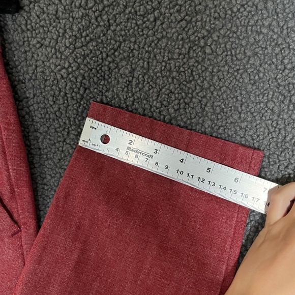 Gustin Chambray Slim Fit Chino Pants - Men's Size 29*29 - Red - Picture 7 of 11